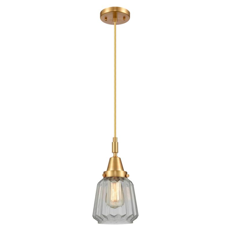 Innovations Lighting 447-1P-G142 Chatham 7" Wide Mini Pendant with