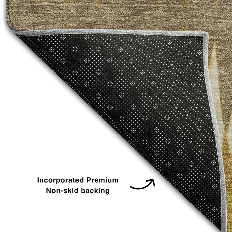 Premium Washable Super Soft Modern Ziggy Mayfield Rug