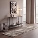preview thumbnail 11 of 14, SAFAVIEH Hudson Shag Aurkene 2-inch Thick Rug 2'3" x 8' Runner - Ivory/Grey - Runner