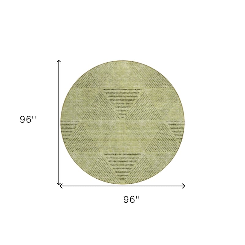 HomeRoots Geometric Transitional Rectangle Outdoor Rug