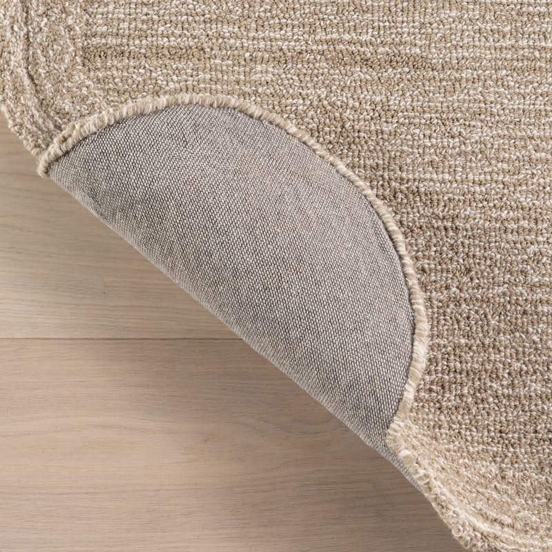 Nuloom Elira Solid Bordered Area Rug