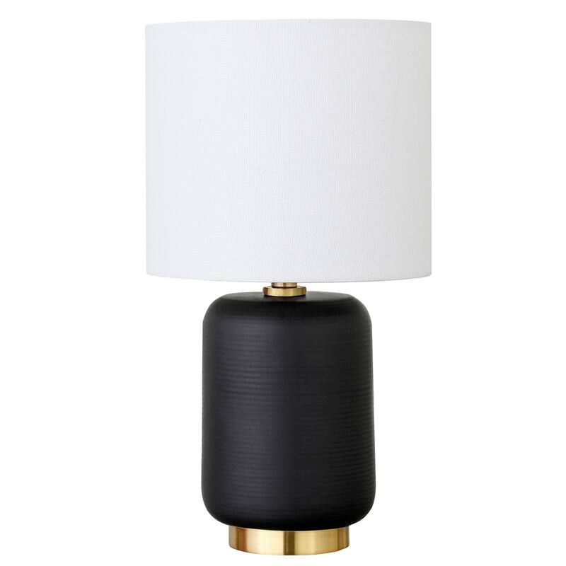 Lambert 15" Tall Ceramic Table Lamp with Fabric Shade