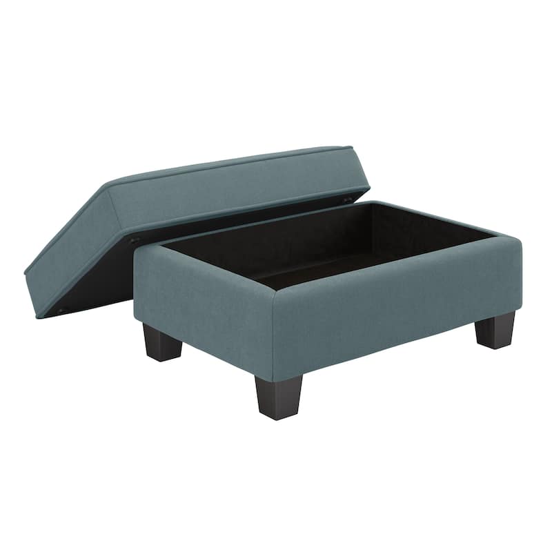 Bush Furniture Stockton Living Room Accent Chair with Ottoman Set