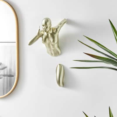 Woman Runner 20" Wall Sculpture