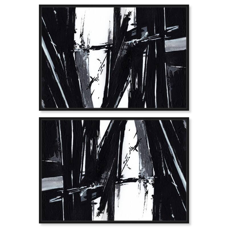 Nocturnal Alloy Canvas by Art Remedy - 30" x 45" - White