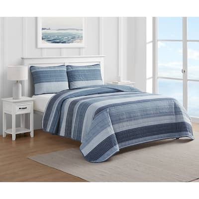 Nautica Ridgeport Cotton Reversible Quilt Set