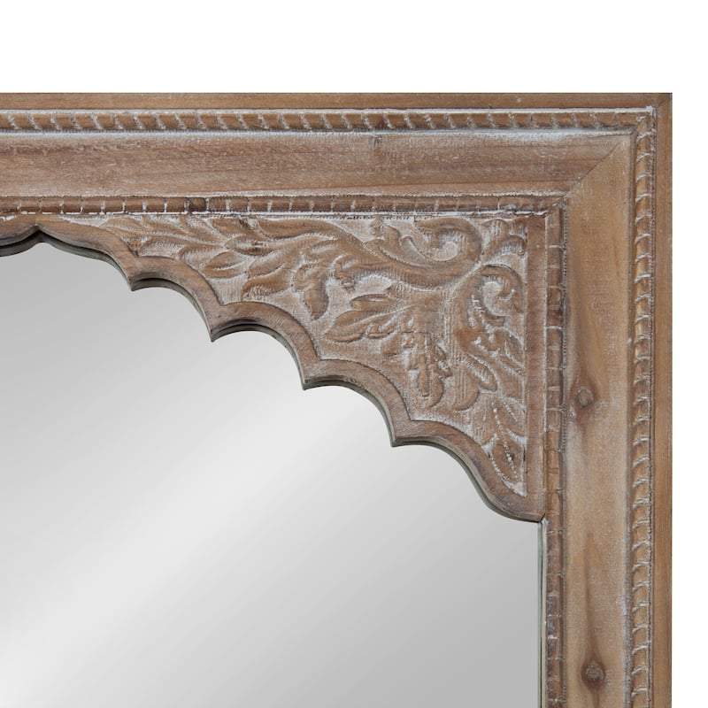 Kate and Laurel Shivani Wood Framed Mirror
