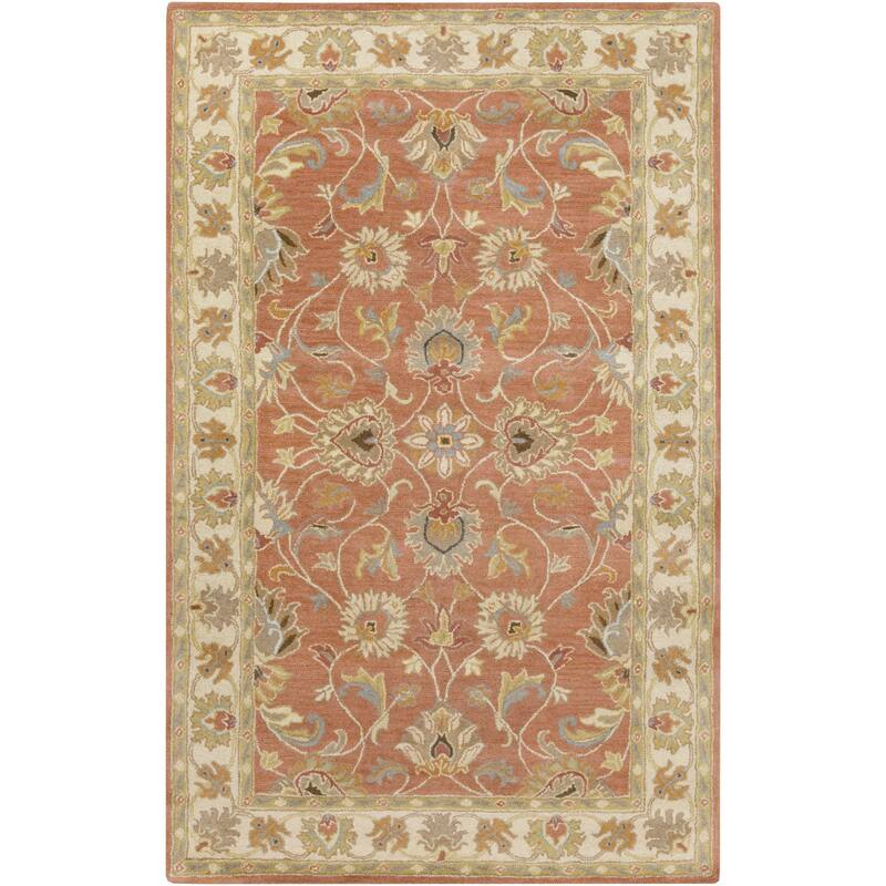 Livabliss Caesar Updated Traditional Border Area Rug.