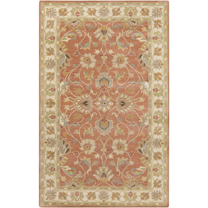 Livabliss Caesar Updated Traditional Border Area Rug.