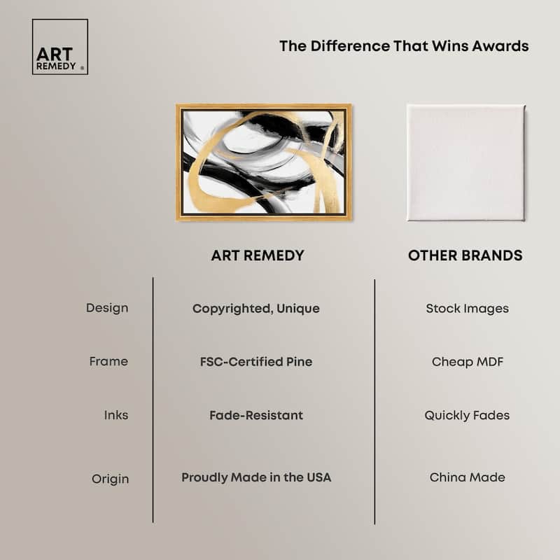 Midas Arc I Canvas by Art Remedy
