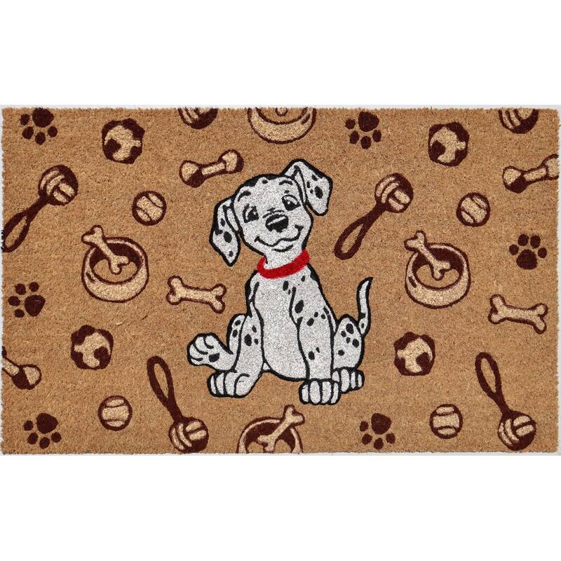 Puppy Outdoor Coir Non Skid Doormat