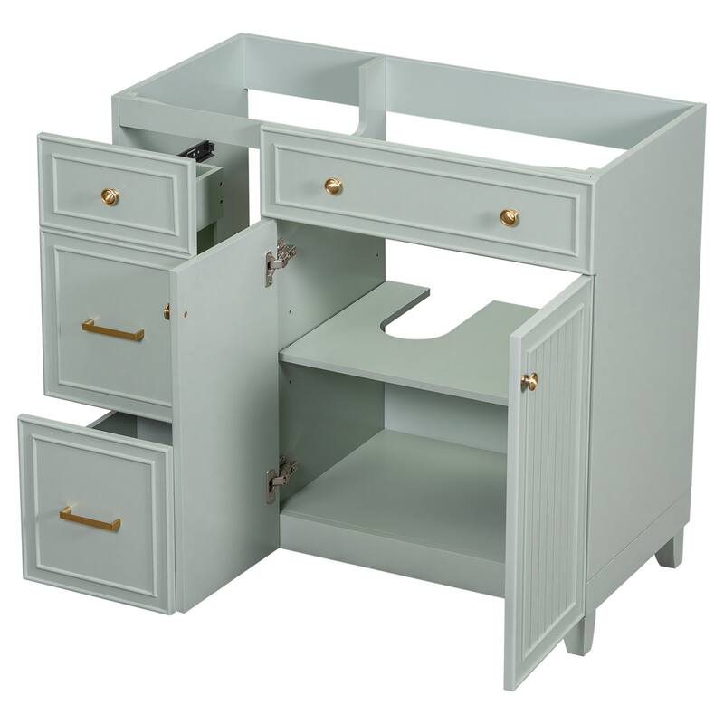 [Cabinet Only] 36" Bathroom Vanity(Sink not included)