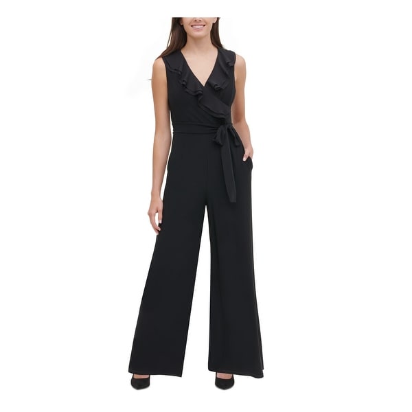 Tommy hilfiger women's black jumpsuit Outlet