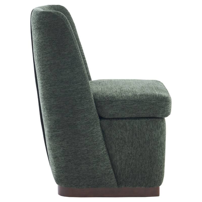 Modern Accent Chair Set of 4, Armless Chairs for Dining Room, Living Room, Bedroom