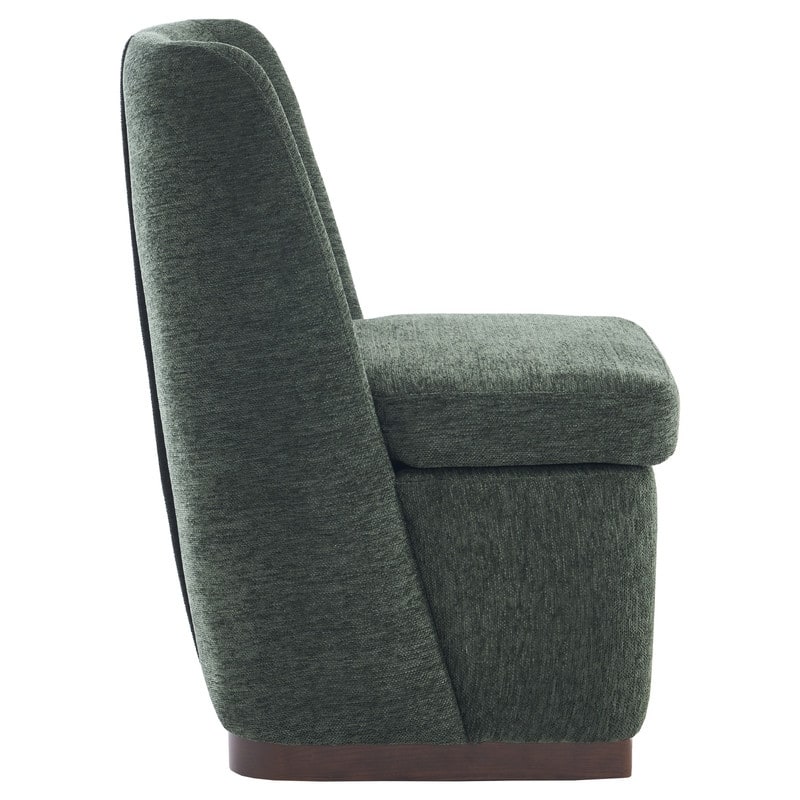 Modern Upholstered Accent Chair with Back for Dining Room, Living Room, Bedroom