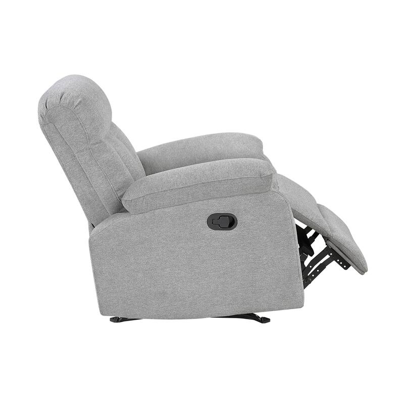 Alpina 38" Chenille Manual Rocker Recliner - Gentle Rocking Motion
