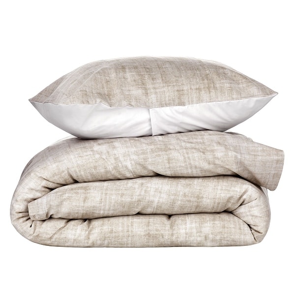 Nate Home by Nate Berkus Textured Print Duvet Cover Set Bed Bath