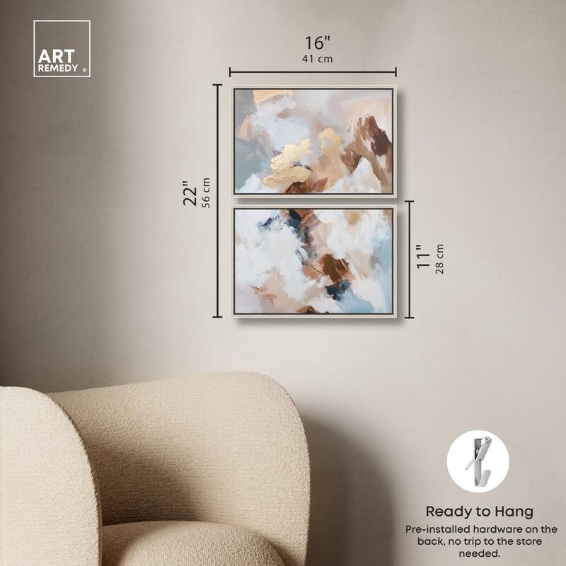 Earth's Palette II Canvas Set of 2 by Art Remedy