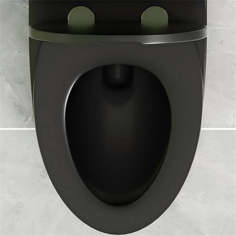 Only Toilet Seat Cover, Matte Black