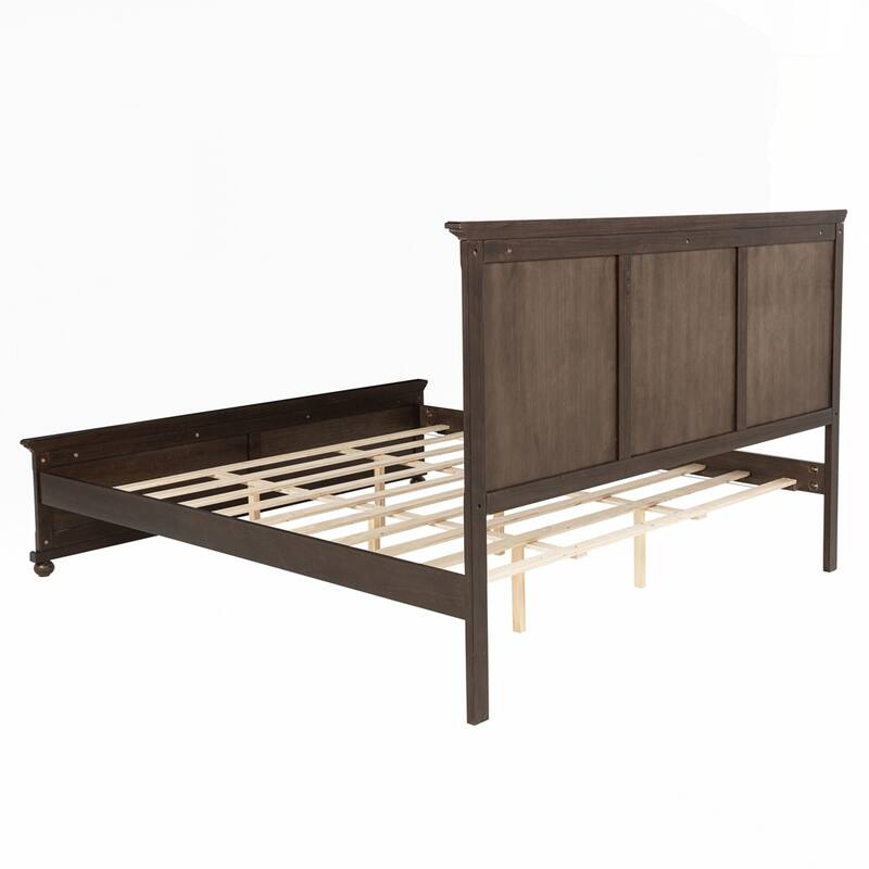 Pinewood Bed with Strengthened Bed Frame