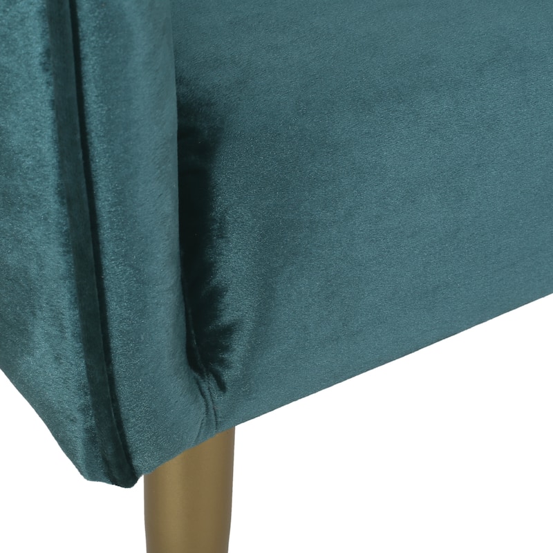 Deshler Modern Glam Tufted Velvet Dining Chair by Christopher Knight Home - 27.50" L x 23.75" W x 31.00" H