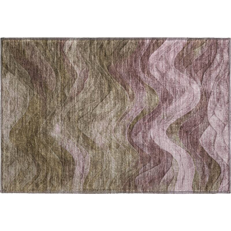 Premium Washable Super Soft Modern Waves Mayfield Rug