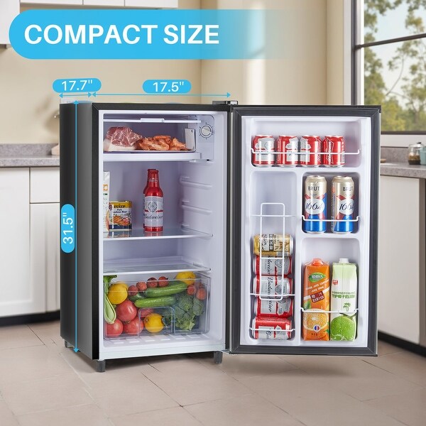 その他 frecous dewo mini Upgraded Mini Fridge for Bedroom 3.2 Cu.Ft Small
