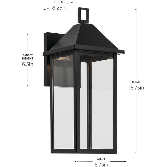 Kichler 59158DS Prin 17" Tall Outdoor Wall Sconce