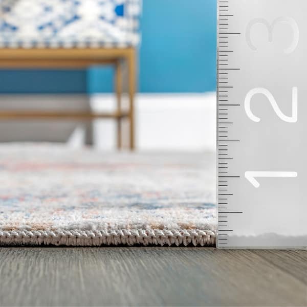 nuLOOM Transitional Vintage Medallion Cottrell Area Rug Overstock