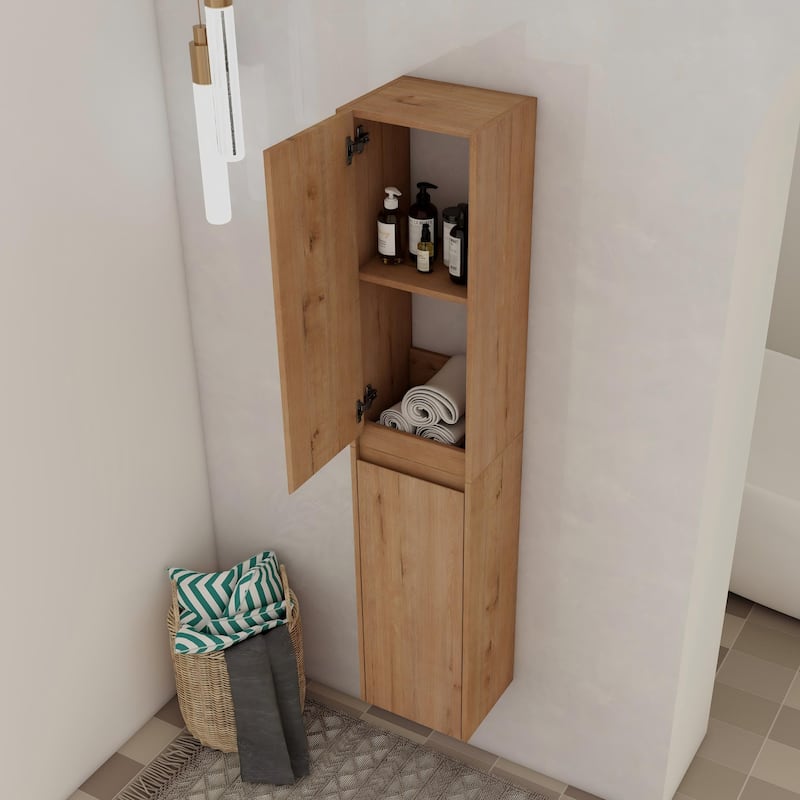 Malwee 12"/36" Bathroom Cabinet Wall Mounted Storage, Bathroom Medicine Cabinet with Soft Close Door and Shelf Over The Toilet