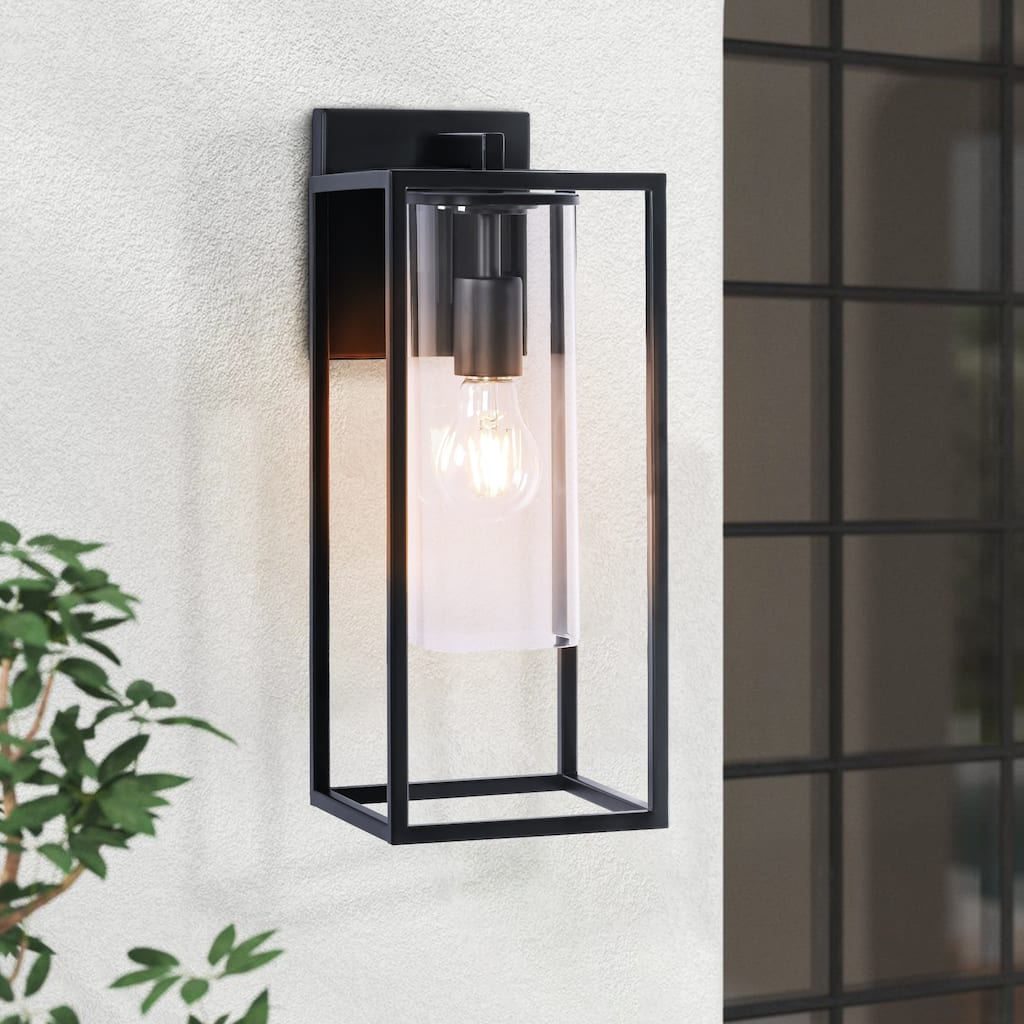 Outdoor Wall Sconce with Clear Glass