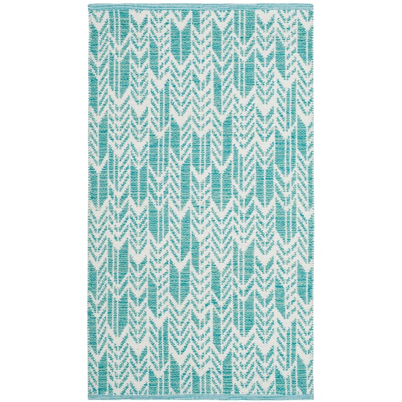 SAFAVIEH Handmade Flatweave Montauk Sjan Casual Cotton Rug
