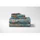 preview thumbnail 2 of 3, Sweet Jojo Designs Boho Wildflower Vintage Floral Girl 4p Queen Sheet Set Turquoise Orange Bohemian Garden Farmhouse Cottagecore