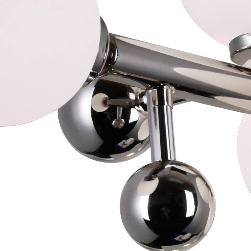 Element 10 Light Chandelier With Polished Nickel Finish - Polished Nickel