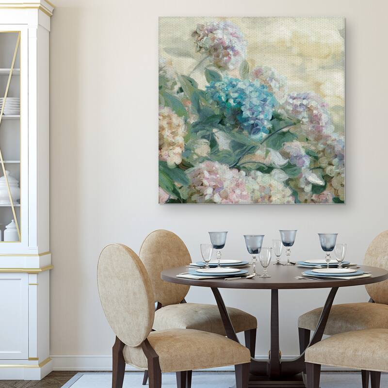 Hydrangeas by Studio Arts Canvas Art Print