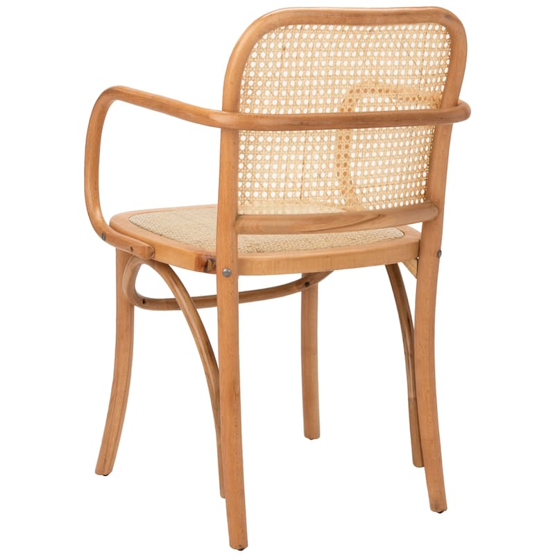 SAFAVIEH Evia Modern Natural Cane Dining Chair - 21.3" x 19.9" x 31.9" - 21Wx20Dx32H