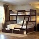 preview thumbnail 1 of 15, Twin-Over-Full Bunk Bed with Ladders and Drawers, Espresso Espresso
