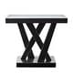 preview thumbnail 7 of 13, Modern Console Table Silver Entryway Table Inlay with Crushed Diamond