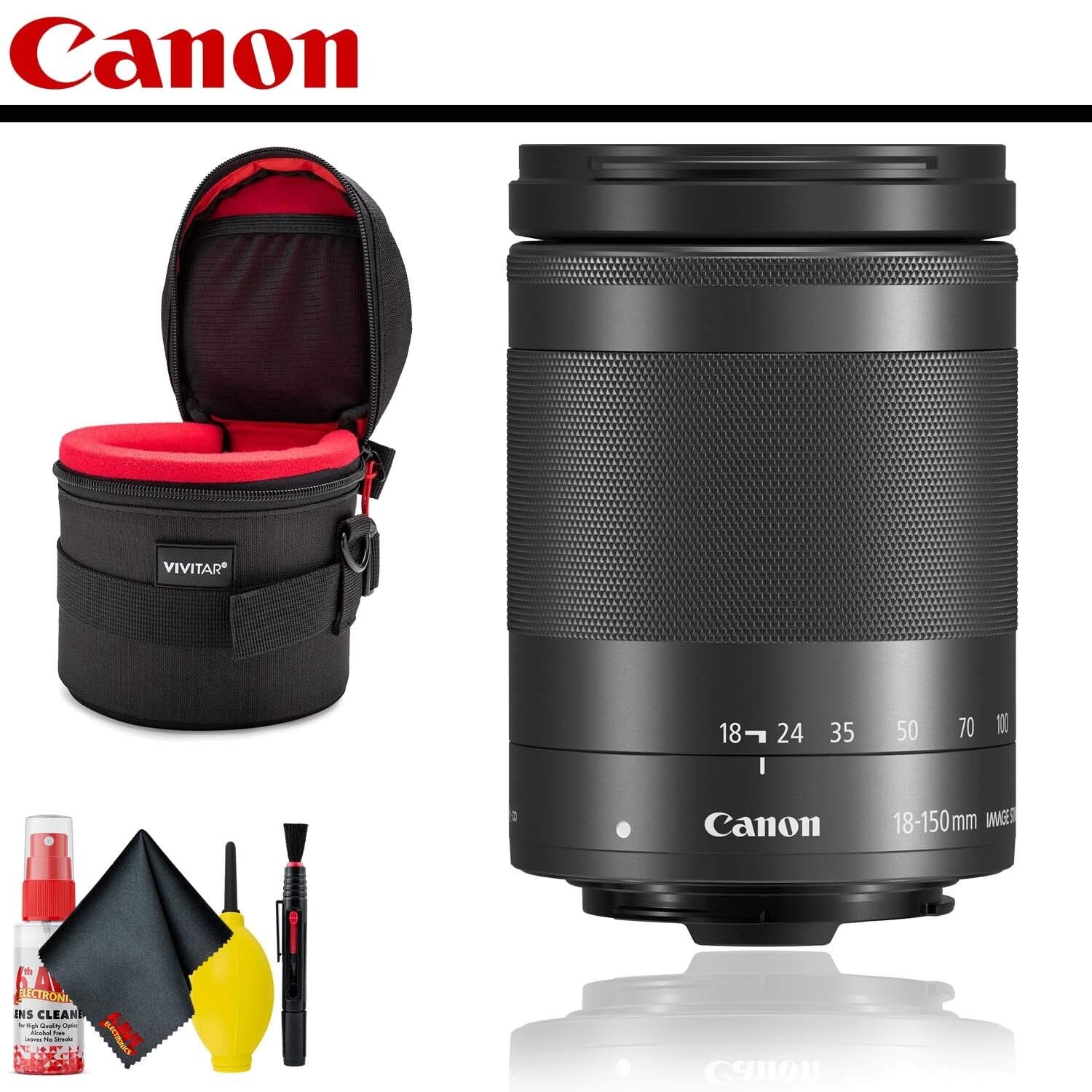 Canon Ef M 18 150mm F 3 5 6 3 Is Stm Lens Graphite Starter Bundle 02 Overstock Canon Ef M 18 150mm F 3 5 6 3 Is Stm Lens Graphite Starter Bundle 02 Overstock
