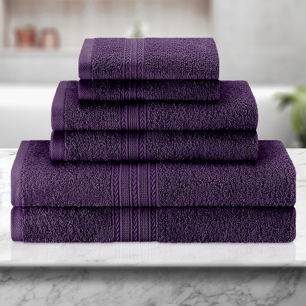 Purple towels bed bath online and beyond