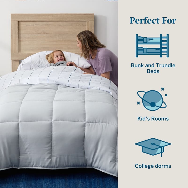 LUCID Comfort Collection Dual Layered 5-inch Gel Memory Foam Mattress