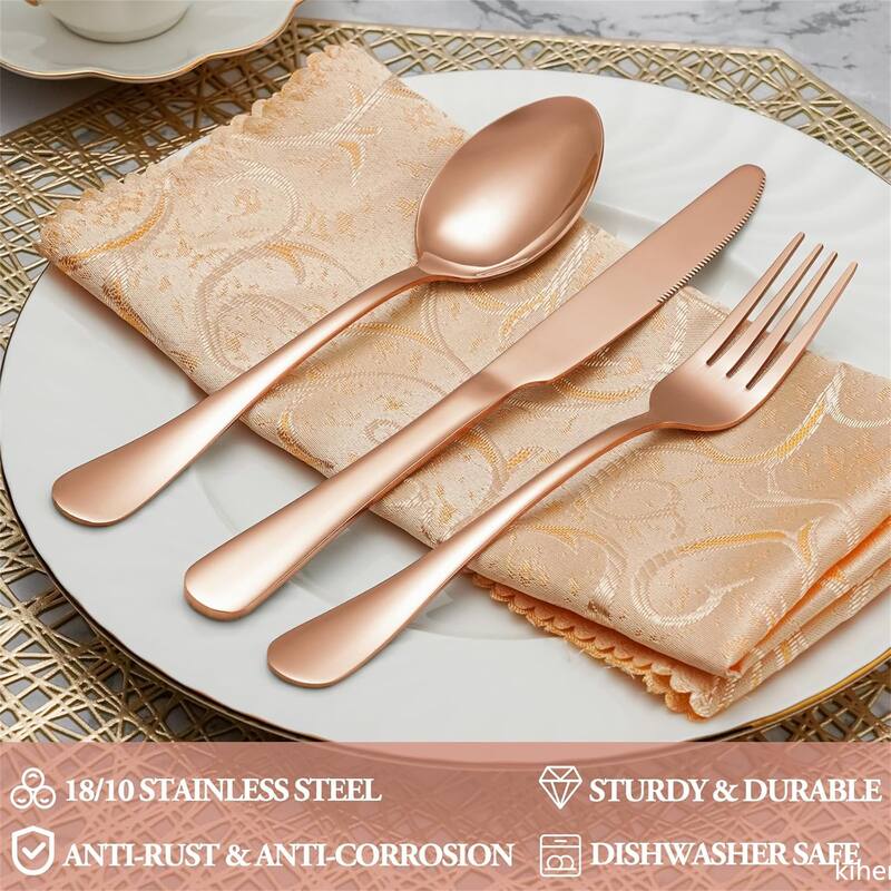 60 Pcs Silverware Set - 9.84*6.34*2inch