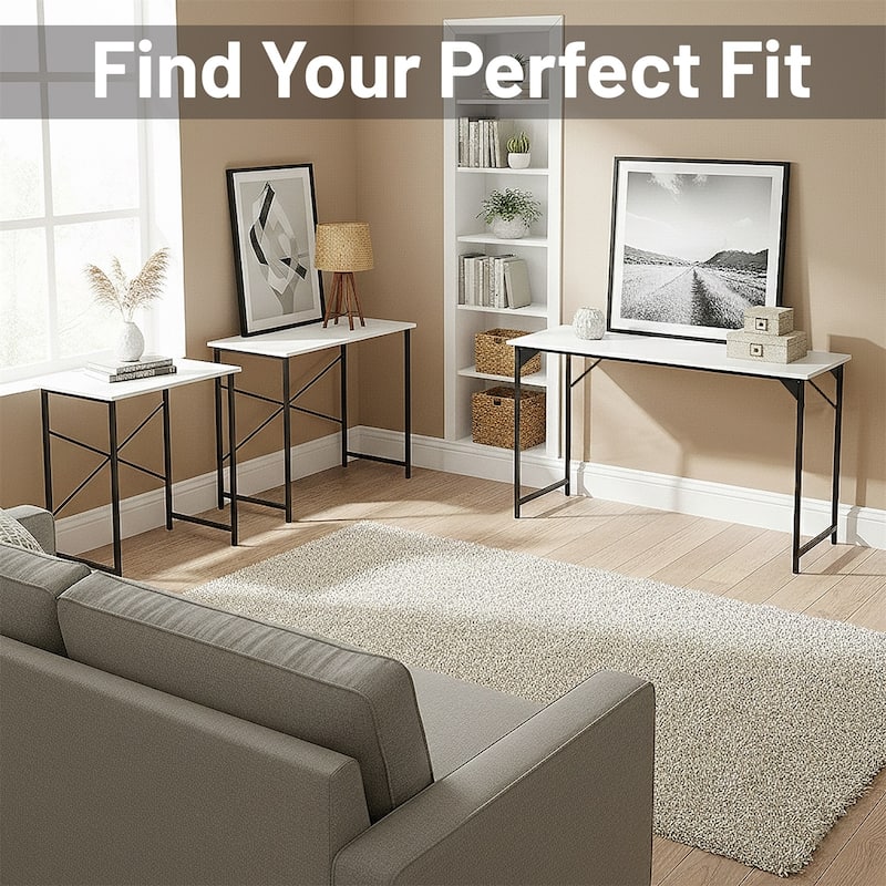 Computer Office Desk 31 Inch Kids Student Study Writing Work, Modern Simple Home Bedroom PC Table