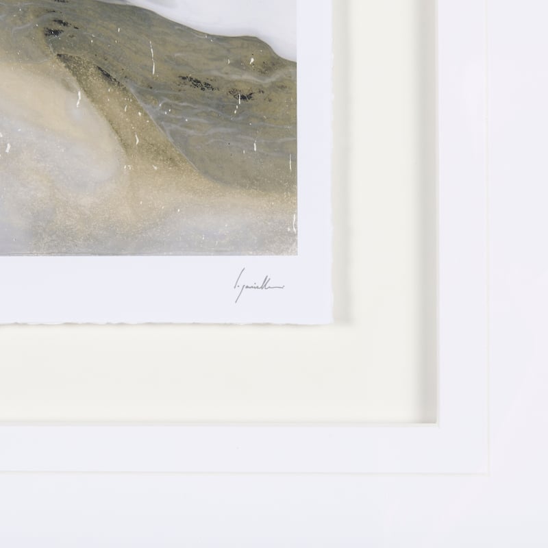 Sandy Waves I Framed Art Print