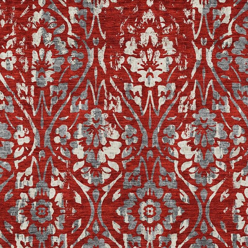 HomeRoots Floral Transitional Rectangle Outdoor Rug