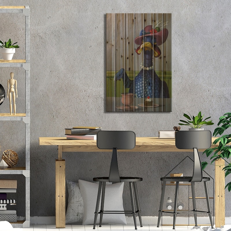 Downton Abbey Print On Wood by Frank Warmerdam - Multi-Color