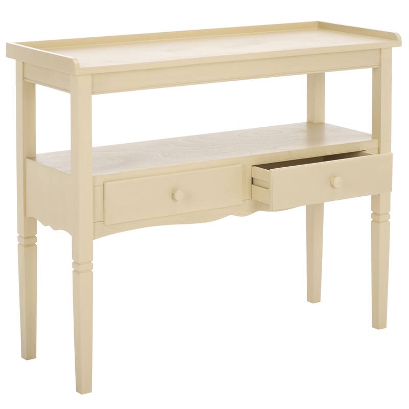 SAFAVIEH Home Araminta One Drawer Console Table - 35"W x 13"D x 30"H