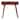 Artisan Furniture Solid Wood Curved Two Drawer Console Table , Brown
