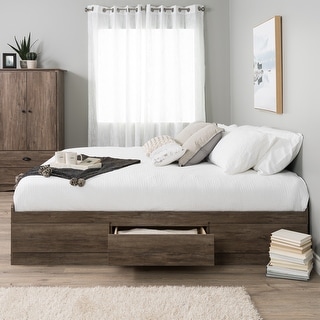 Black Queen Mate's 6-drawer Platform Storage Bed