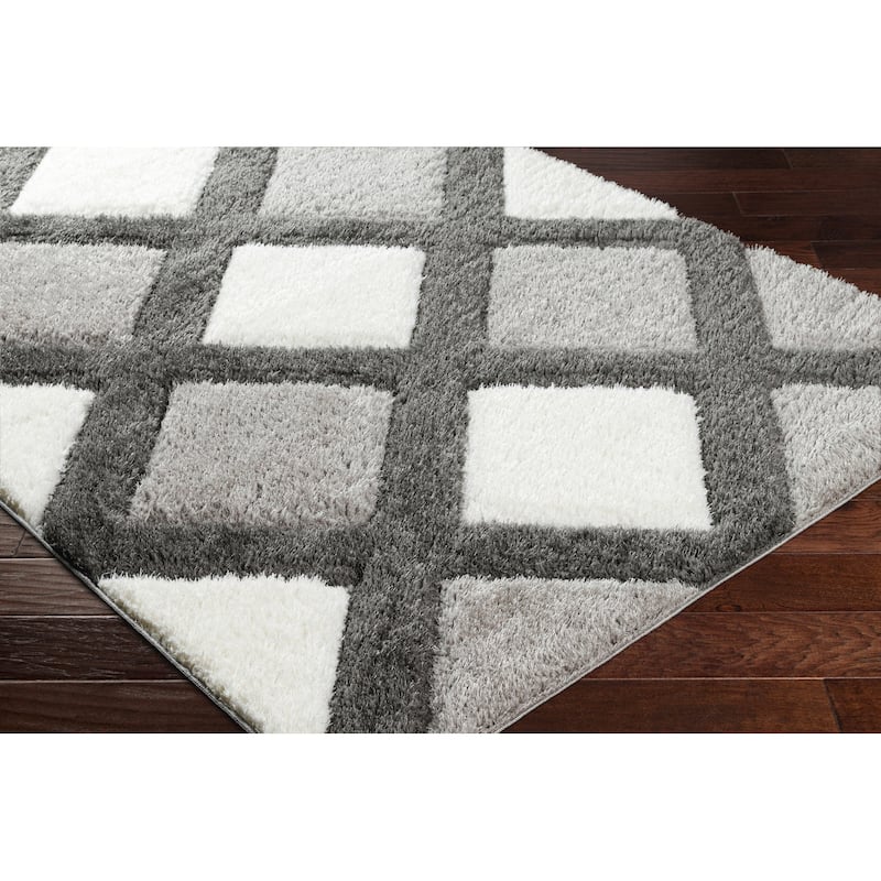 Livabliss Bologna Casual Trellis Plush Area Rug